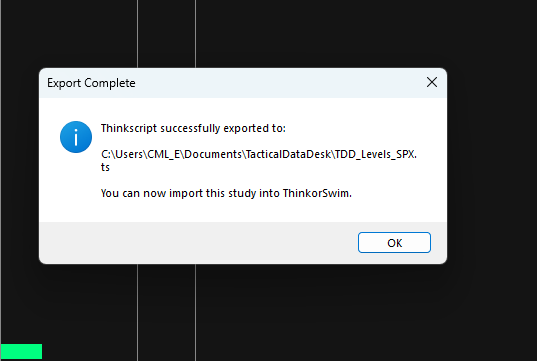 Thinkscript Exported